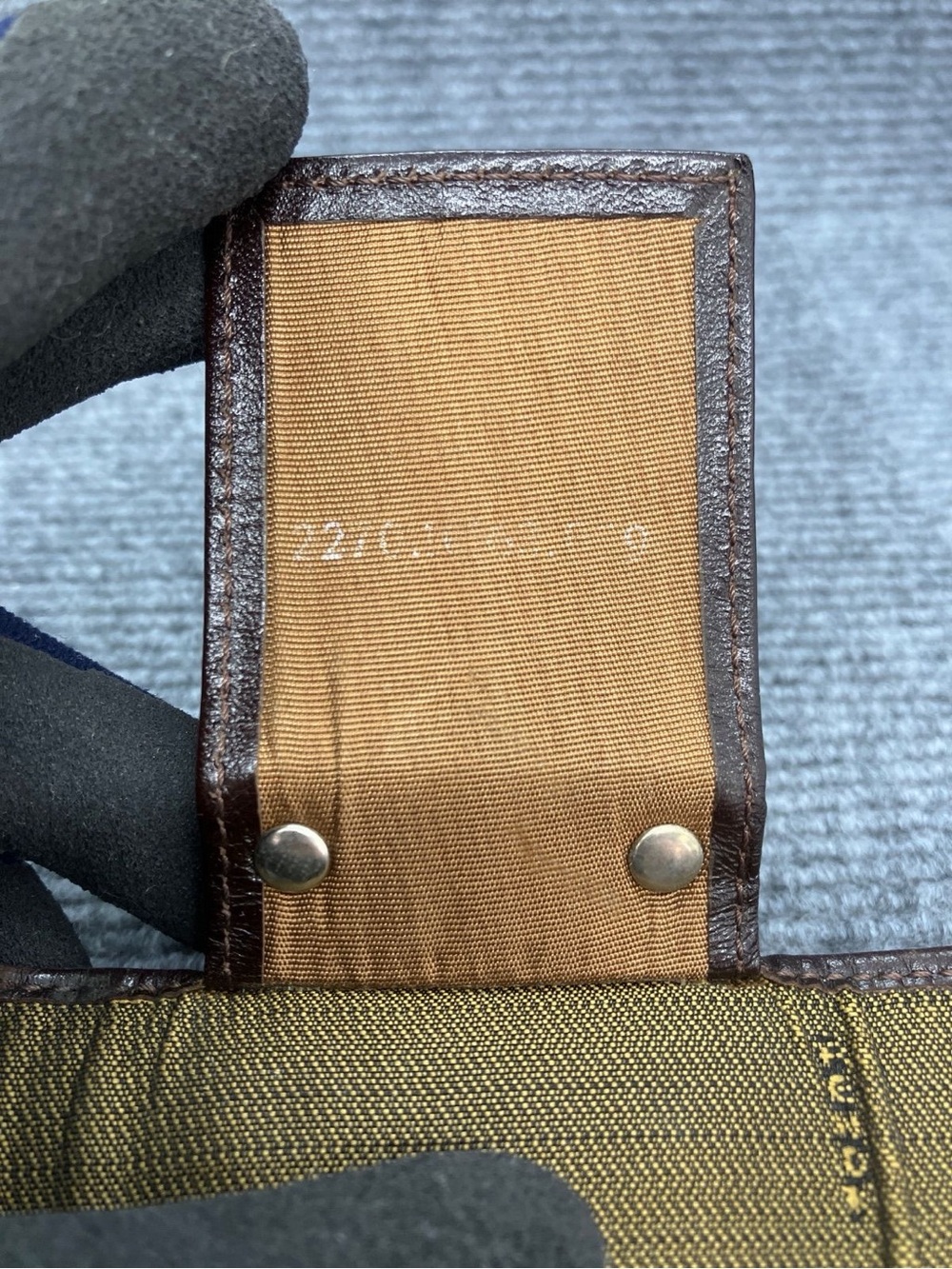 Fendi Zucca Canvas 6 Hook Key Case Brown Tobacco Leather Made in Italy - Picture 10 of 12